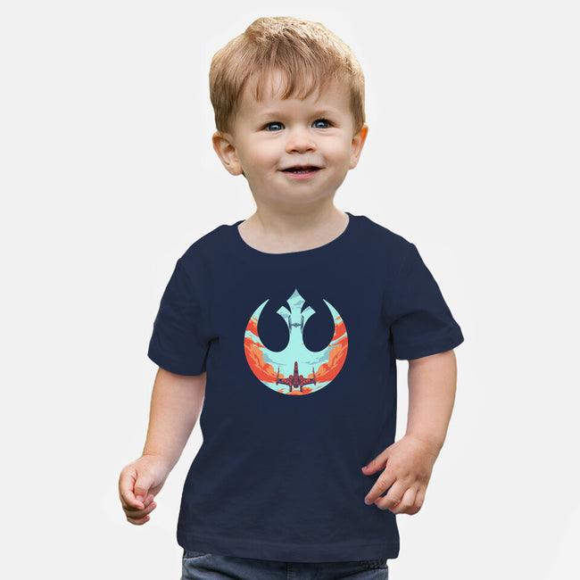 Rebel Fighter-Baby-Basic-Tee-RamenBoy