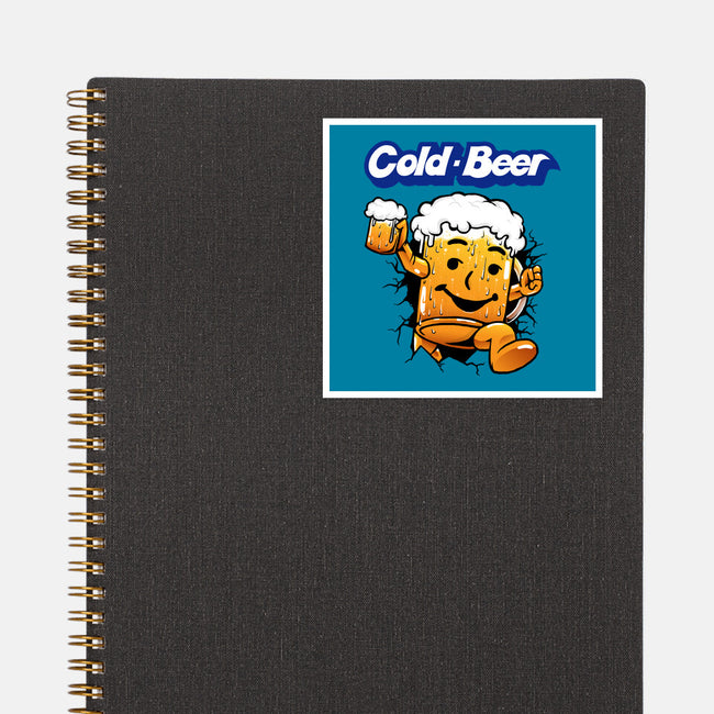 Cold Beer-None-Glossy-Sticker-joerawks