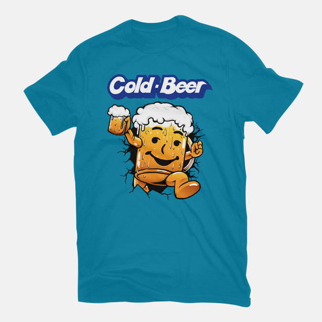 Cold Beer-Womens-Fitted-Tee-joerawks