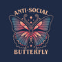 Anti-Social Butterfly-Womens-Fitted-Tee-fanfreak1