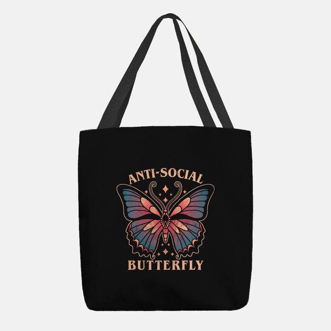 Anti-Social Butterfly-None-Basic Tote-Bag-fanfreak1