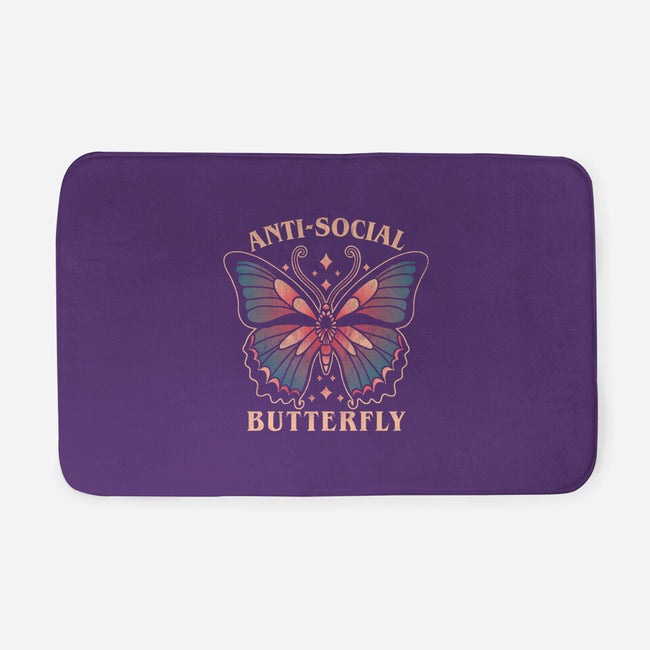 Anti-Social Butterfly-None-Memory Foam-Bath Mat-fanfreak1