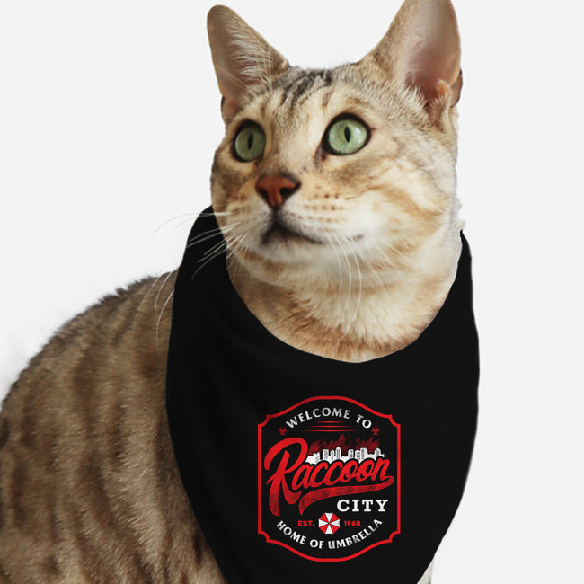 Raccoon City-Cat-Bandana-Pet Collar-arace