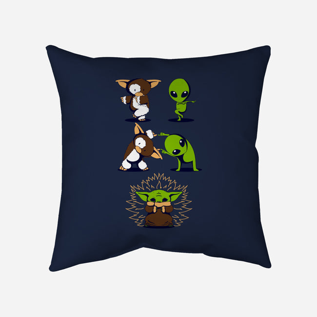 Alien Fusion-None-Removable Cover-Throw Pillow-sebasebi