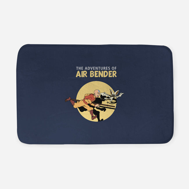 The Adventures Of Air Bender-None-Memory Foam-Bath Mat-joerawks