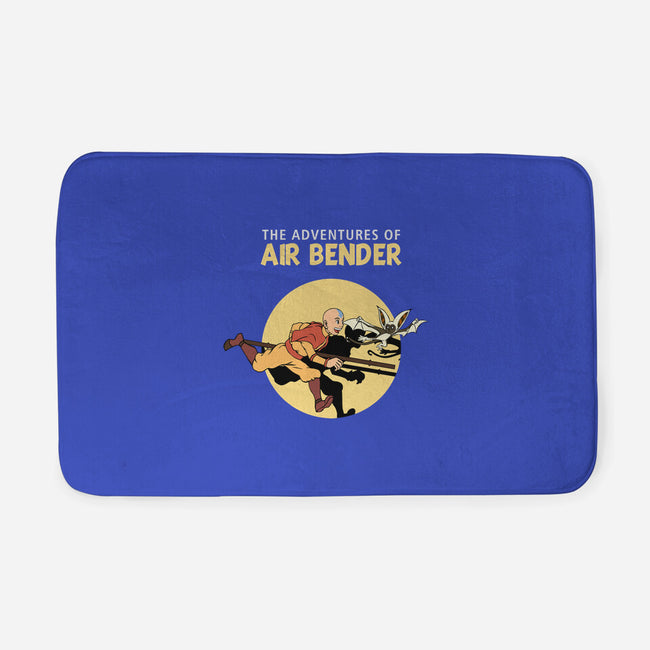 The Adventures Of Air Bender-None-Memory Foam-Bath Mat-joerawks