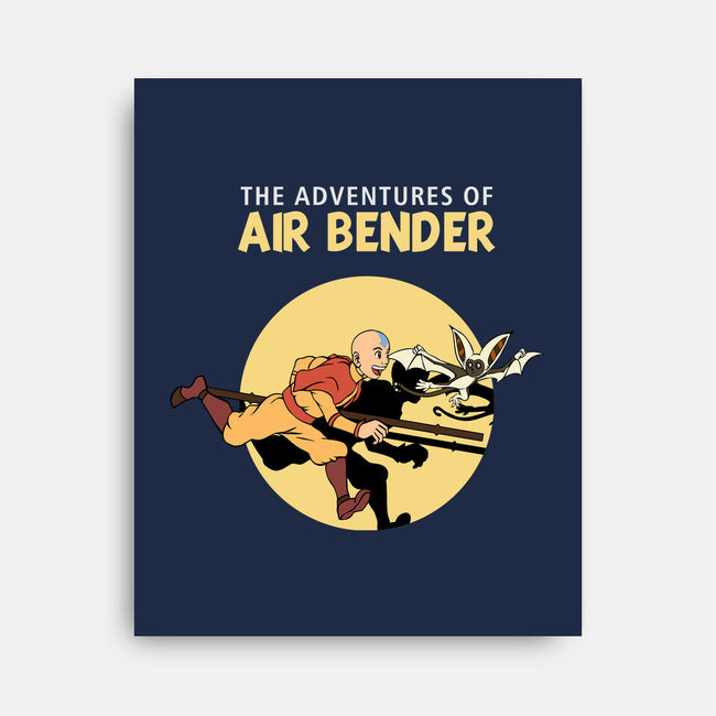 The Adventures Of Air Bender-None-Stretched-Canvas-joerawks