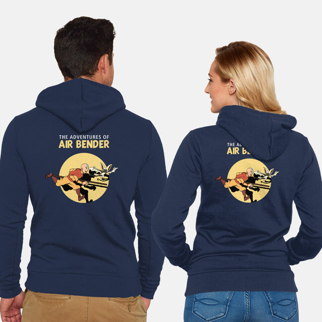 The Adventures Of Air Bender-Unisex-Zip-Up-Sweatshirt-joerawks