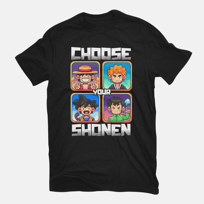 Choose Your Shonen-Mens-Basic-Tee-2DFeer