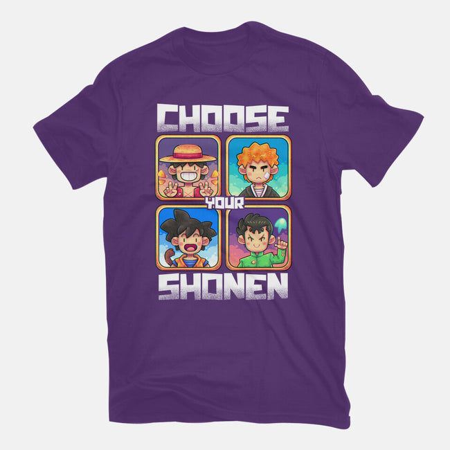 Choose Your Shonen-Mens-Basic-Tee-2DFeer