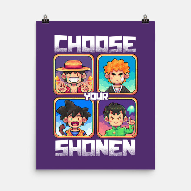 Choose Your Shonen-None-Matte-Poster-2DFeer