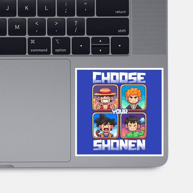 Choose Your Shonen-None-Glossy-Sticker-2DFeer