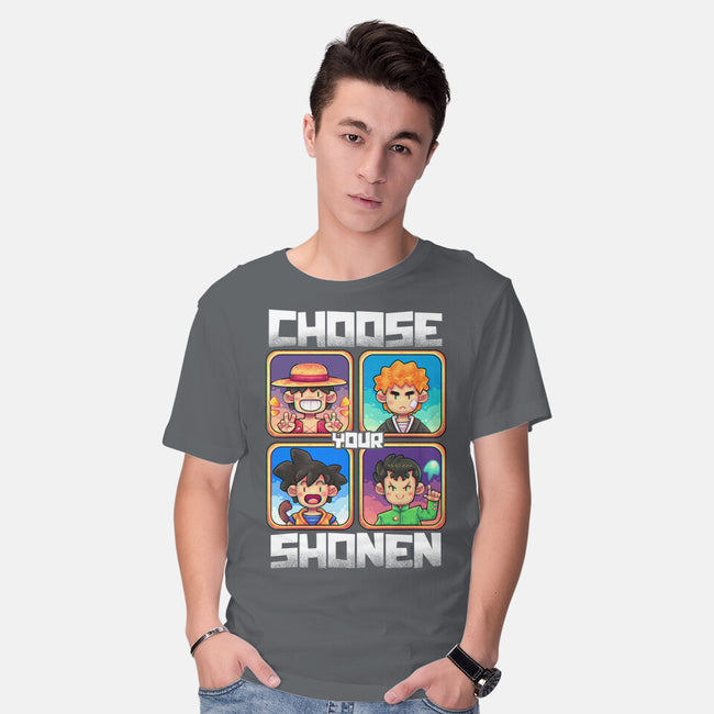 Choose Your Shonen-Mens-Basic-Tee-2DFeer