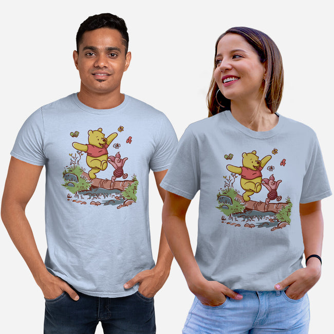 A Stroll In The Woods-Unisex-Basic-Tee-Xentee