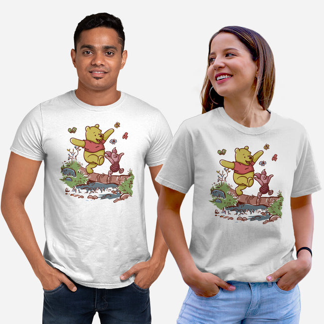 A Stroll In The Woods-Unisex-Basic-Tee-Xentee