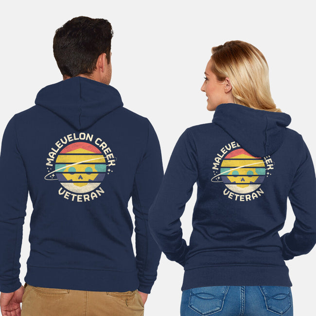 Malevelon Creek Veteran-Unisex-Zip-Up-Sweatshirt-rocketman_art