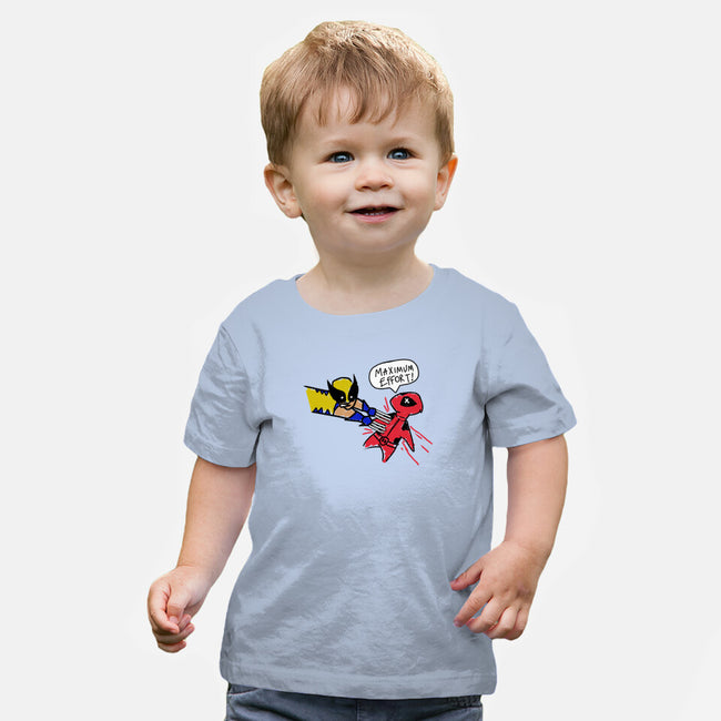 Maximum Effort-Baby-Basic-Tee-Diego Oliver