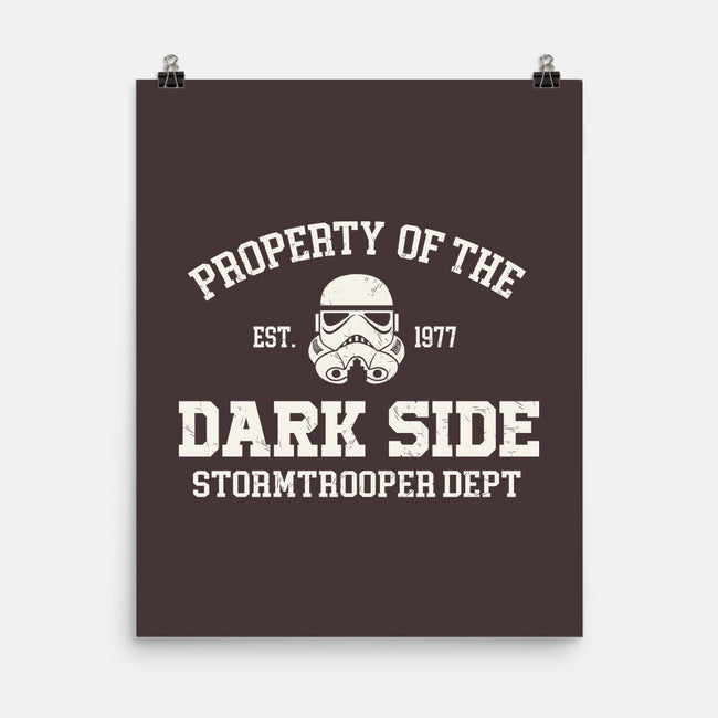 Property Of Dark Side-None-Matte-Poster-Melonseta