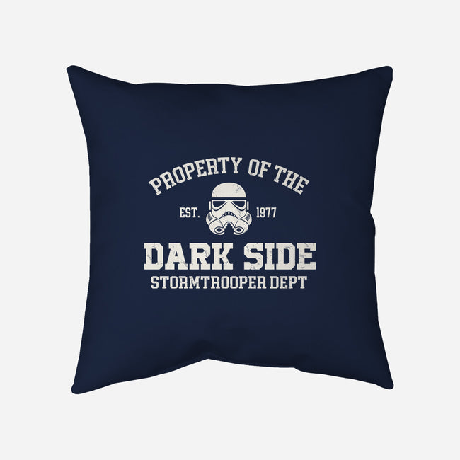 Property Of Dark Side-None-Removable Cover-Throw Pillow-Melonseta