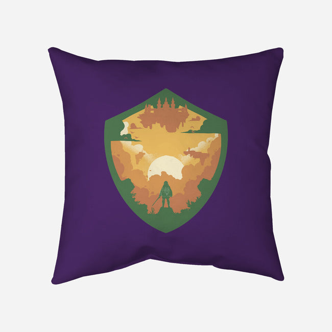 Hylian Shield-None-Removable Cover-Throw Pillow-RamenBoy