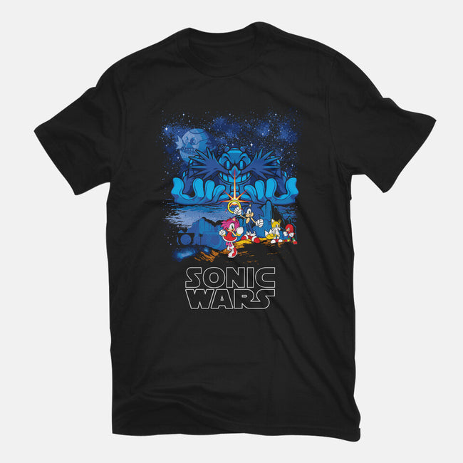 Sonic Wars-Womens-Basic-Tee-dalethesk8er