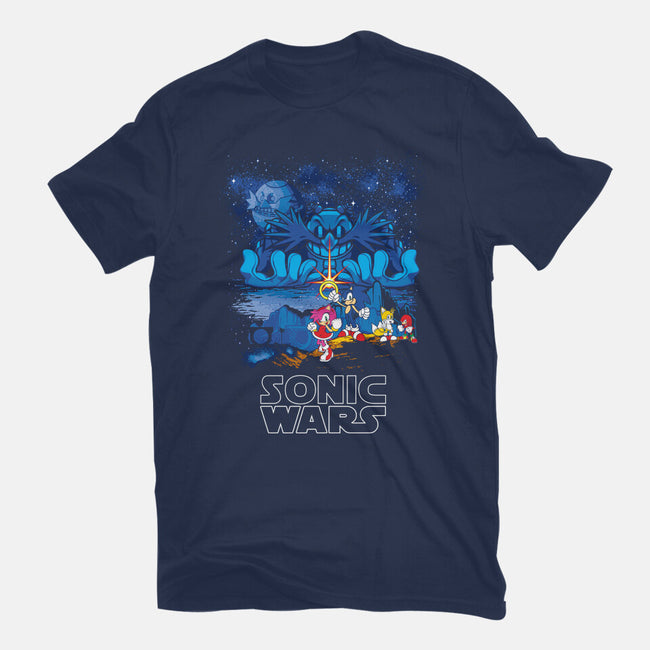 Sonic Wars-Mens-Basic-Tee-dalethesk8er