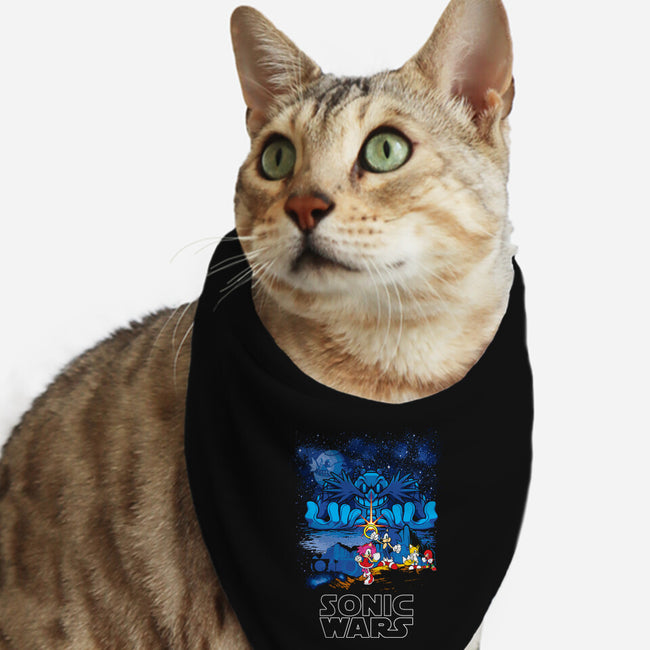 Sonic Wars-Cat-Bandana-Pet Collar-dalethesk8er