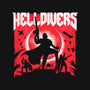 Helldivers Doom-Youth-Basic-Tee-rocketman_art