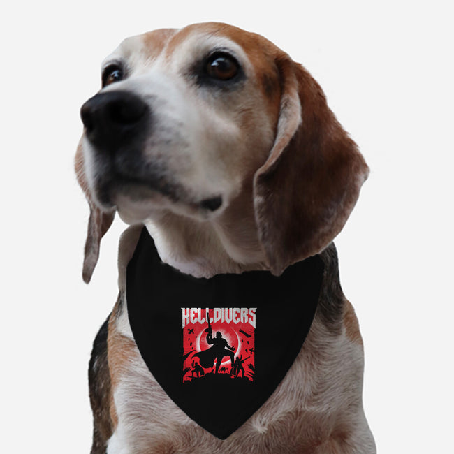 Helldivers Doom-Dog-Adjustable-Pet Collar-rocketman_art