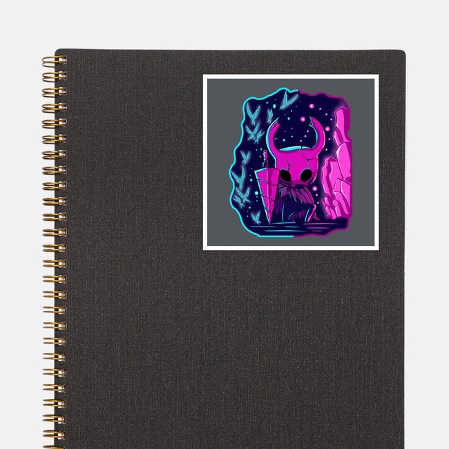 The Hollow Neon Knight-None-Glossy-Sticker-nickzzarto