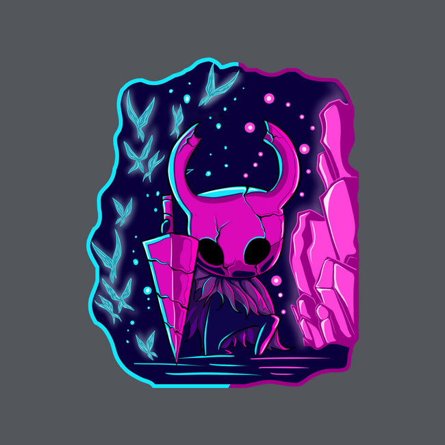 The Hollow Neon Knight-None-Stretched-Canvas-nickzzarto