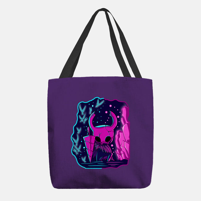 The Hollow Neon Knight-None-Basic Tote-Bag-nickzzarto