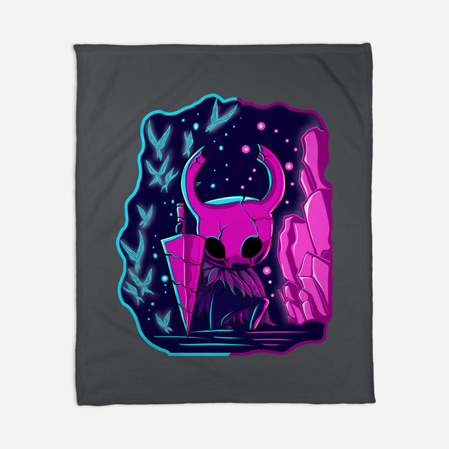 The Hollow Neon Knight-None-Fleece-Blanket-nickzzarto