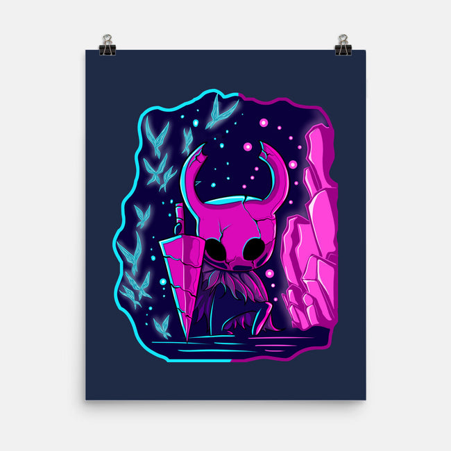 The Hollow Neon Knight-None-Matte-Poster-nickzzarto