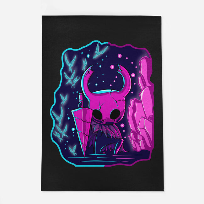 The Hollow Neon Knight-None-Outdoor-Rug-nickzzarto