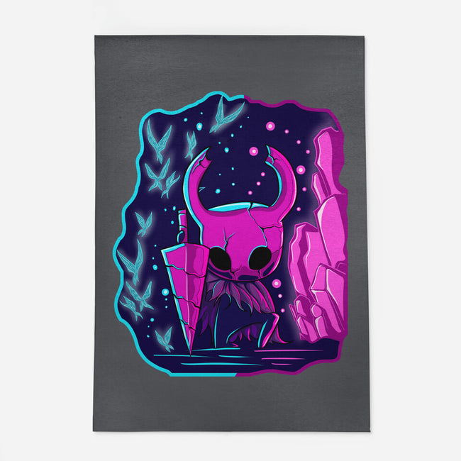 The Hollow Neon Knight-None-Outdoor-Rug-nickzzarto