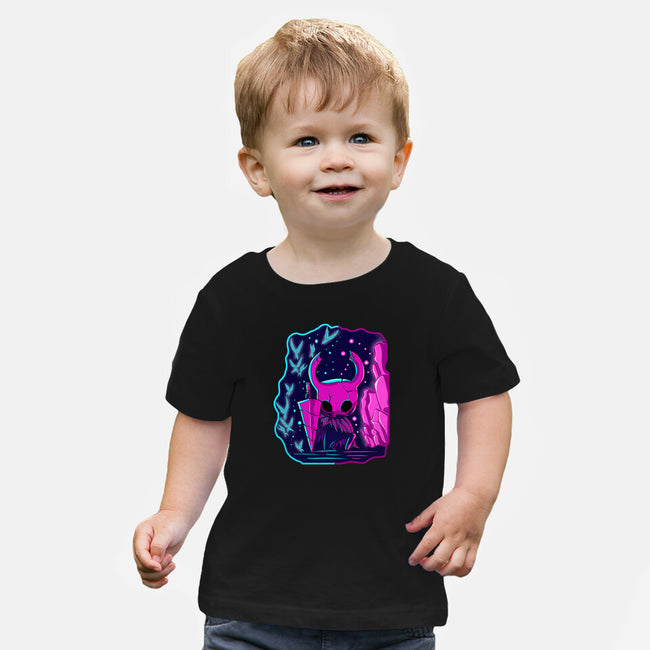 The Hollow Neon Knight-Baby-Basic-Tee-nickzzarto