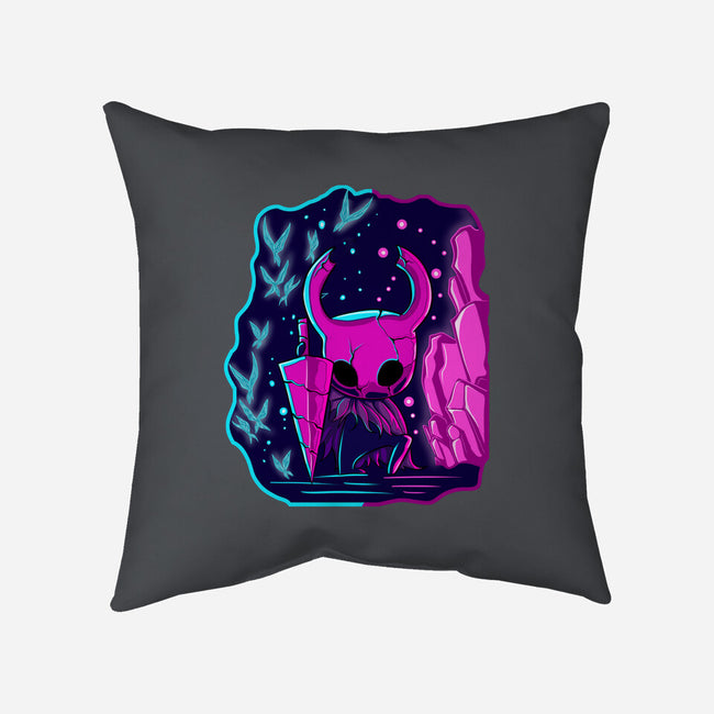 The Hollow Neon Knight-None-Non-Removable Cover w Insert-Throw Pillow-nickzzarto