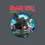 Iron Hell-Womens-Basic-Tee-rocketman_art