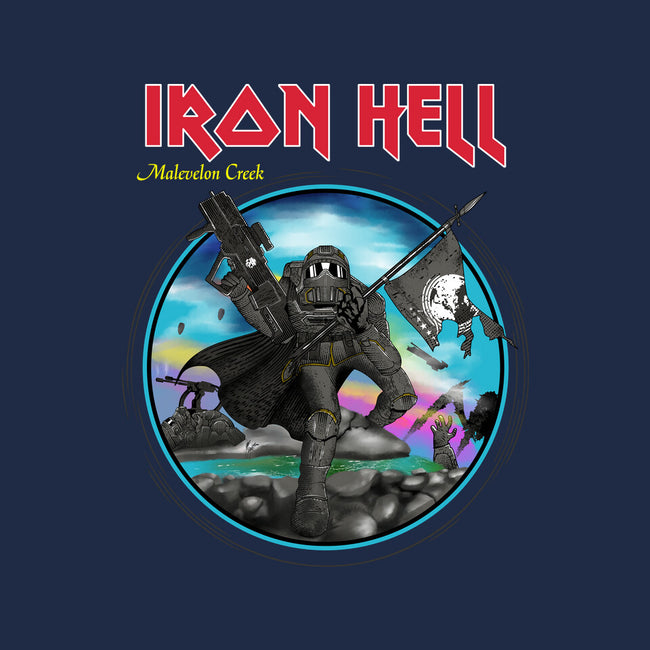 Iron Hell-None-Polyester-Shower Curtain-rocketman_art