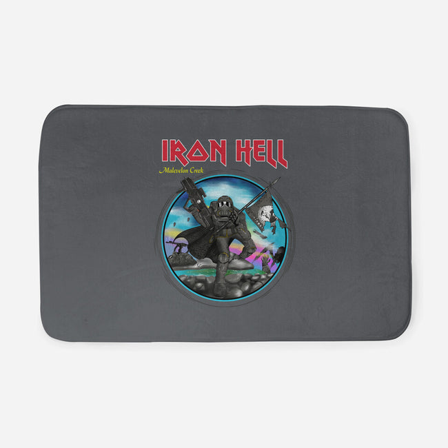 Iron Hell-None-Memory Foam-Bath Mat-rocketman_art