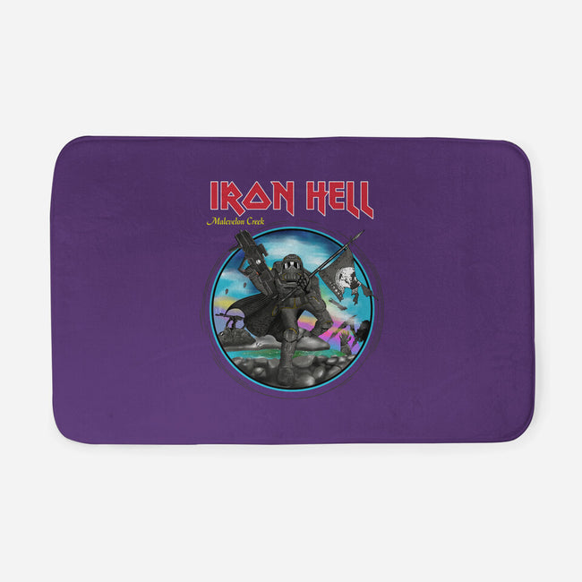 Iron Hell-None-Memory Foam-Bath Mat-rocketman_art