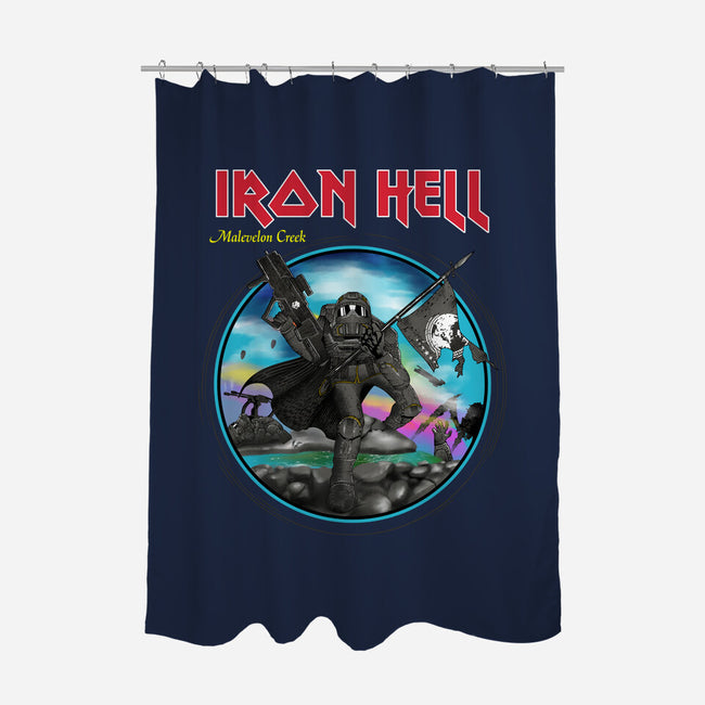 Iron Hell-None-Polyester-Shower Curtain-rocketman_art