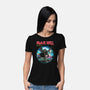 Iron Hell-Womens-Basic-Tee-rocketman_art