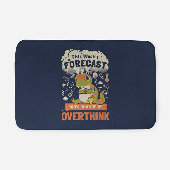 100% Chance Of Overthink-None-Memory Foam-Bath Mat-Heyra Vieira