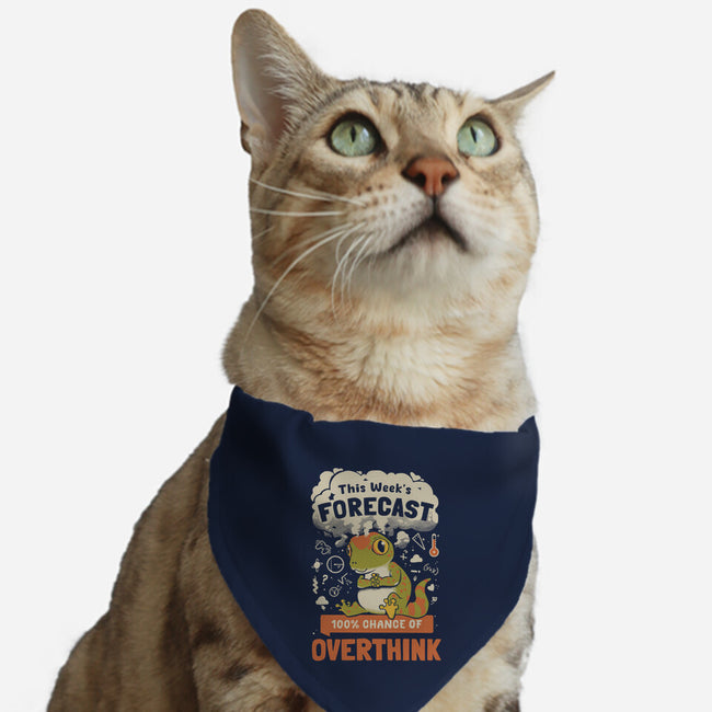 100% Chance Of Overthink-Cat-Adjustable-Pet Collar-Heyra Vieira