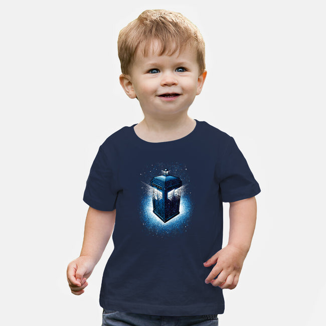 Tardis Splash-Baby-Basic-Tee-Tronyx79