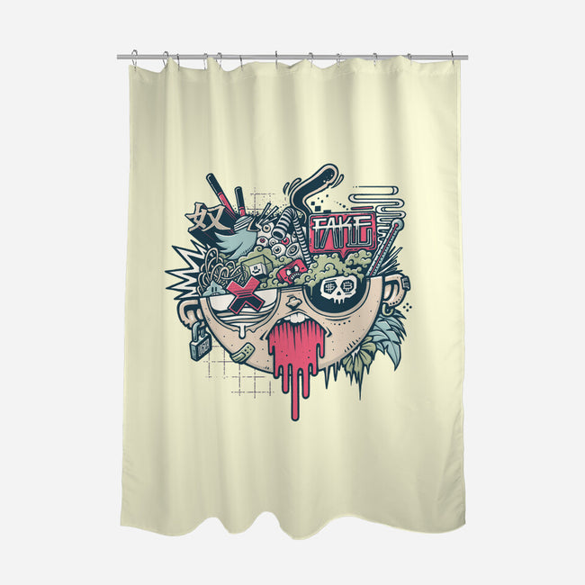 Social Media Anxiety-None-Polyester-Shower Curtain-StudioM6