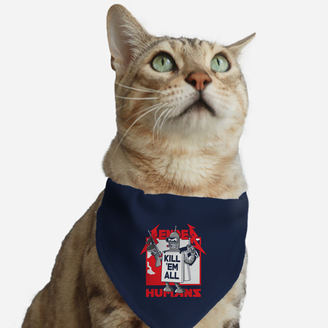 Kill Em All-Cat-Adjustable-Pet Collar-Xentee