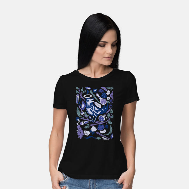 Dark Alchemist-Womens-Basic-Tee-FunkVampire